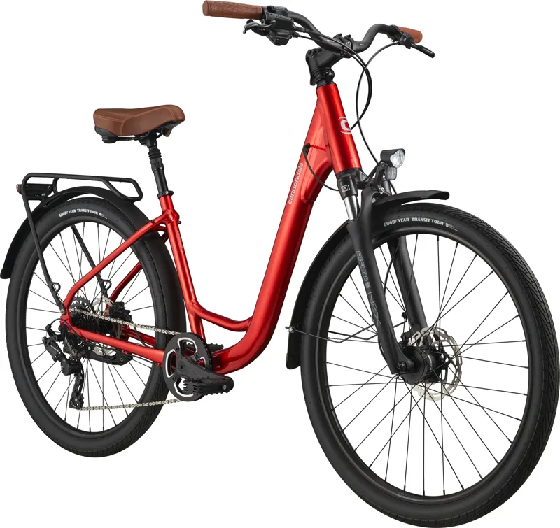 Cannondale Adventure EQ Unisex Hybrid Bike - Candy Red-1